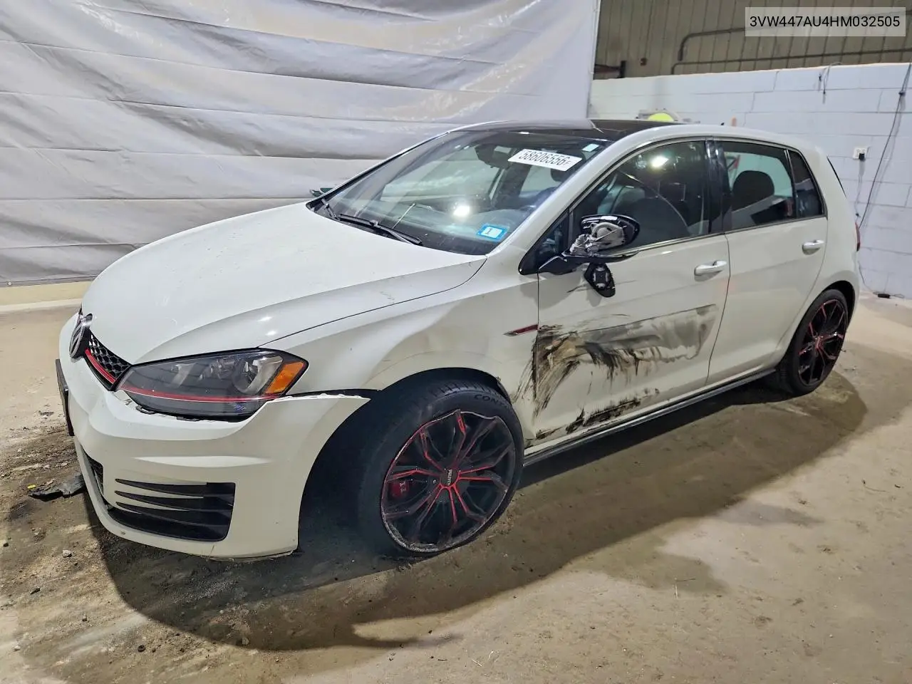 2017 Volkswagen Gti S/Se VIN: 3VW447AU4HM032505 Lot: 58606556