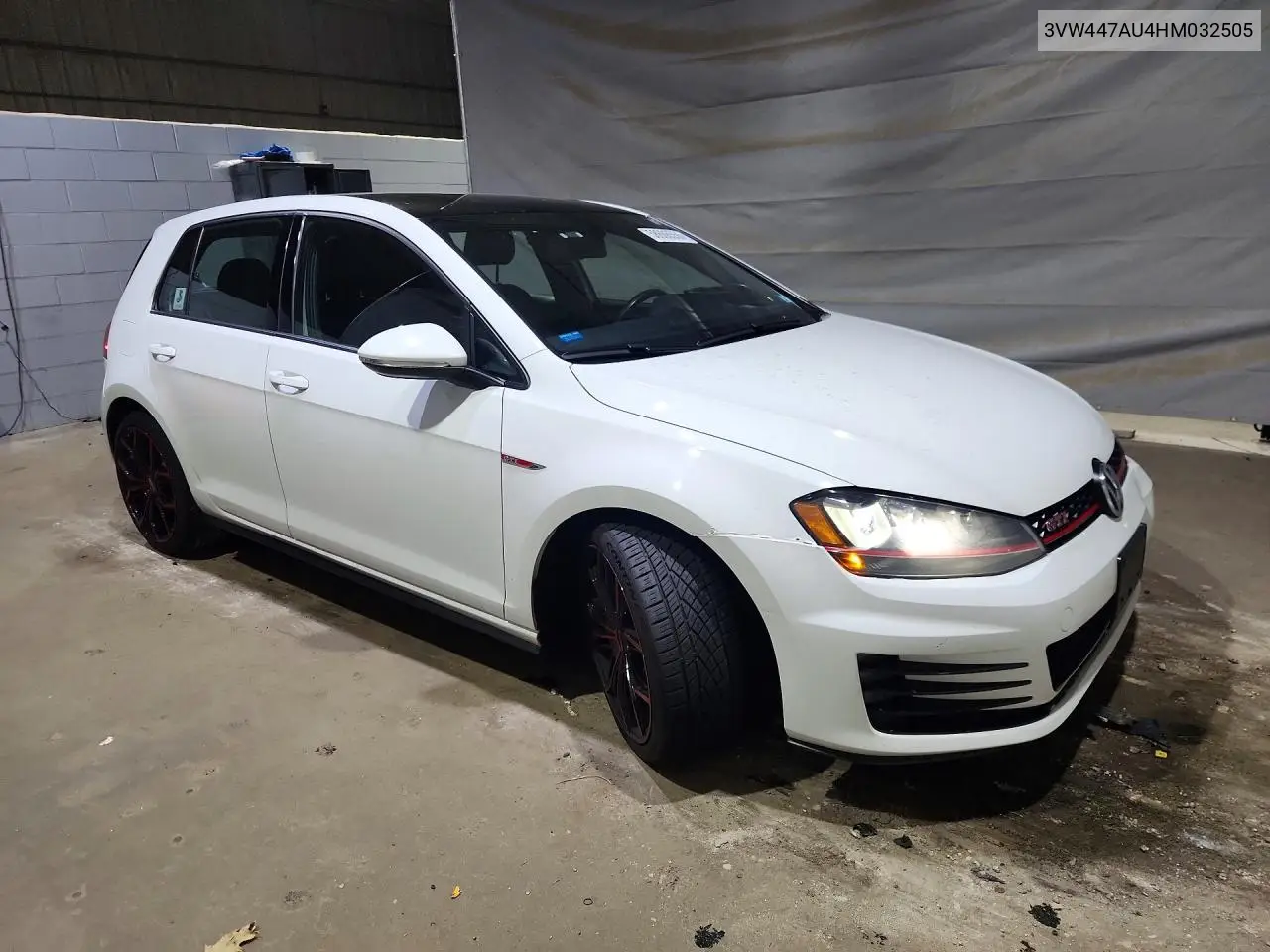 2017 Volkswagen Gti S/Se VIN: 3VW447AU4HM032505 Lot: 58606556