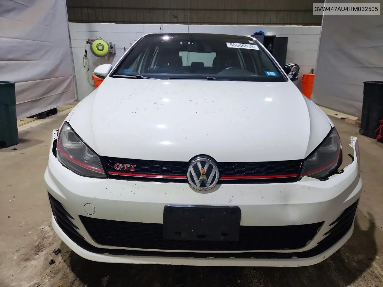2017 Volkswagen Gti S/Se VIN: 3VW447AU4HM032505 Lot: 58606556