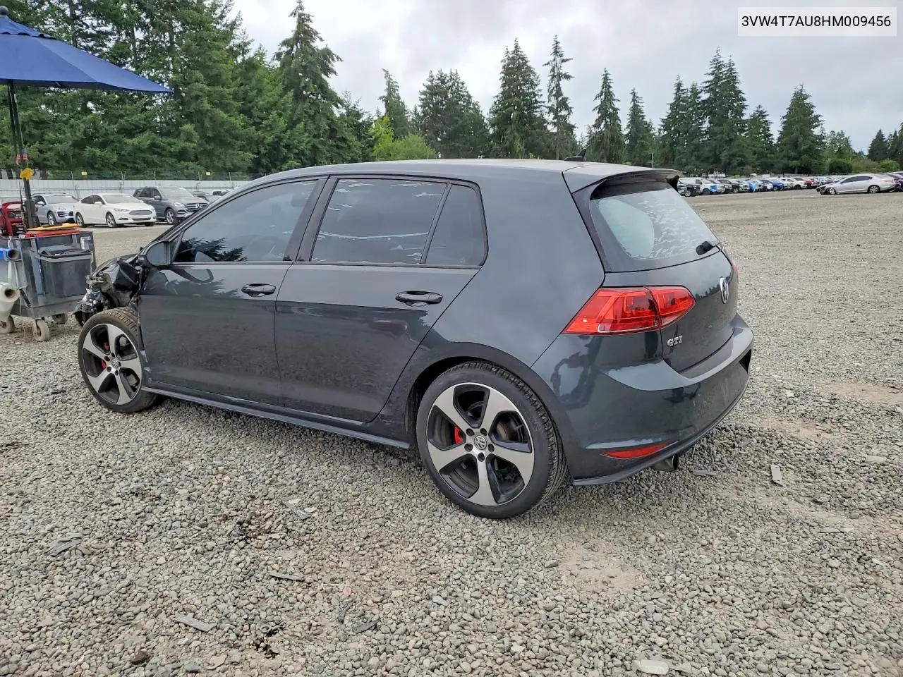 2017 Volkswagen Gti S VIN: 3VW4T7AU8HM009456 Lot: 58811126