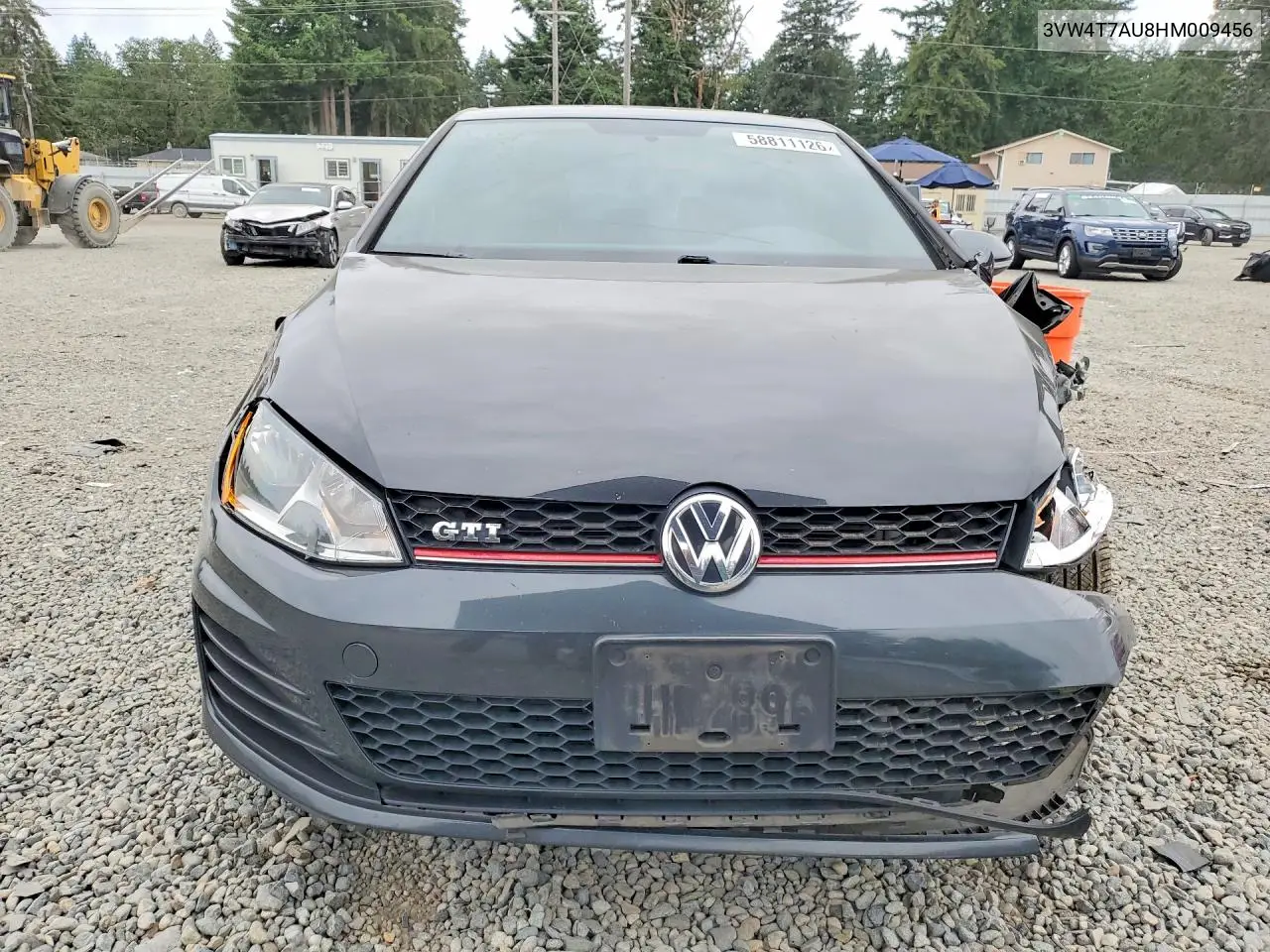 2017 Volkswagen Gti S VIN: 3VW4T7AU8HM009456 Lot: 58811126