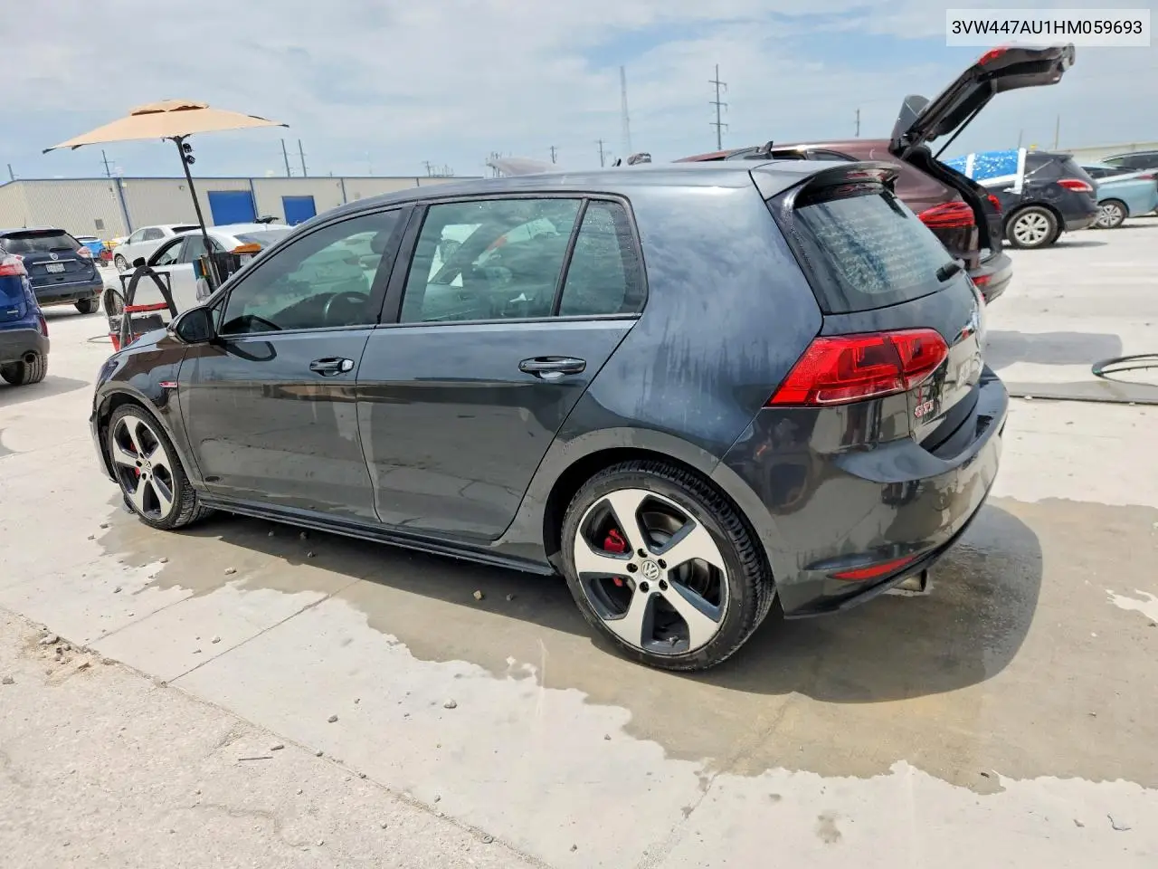 2017 Volkswagen Gti S/Se VIN: 3VW447AU1HM059693 Lot: 59081476