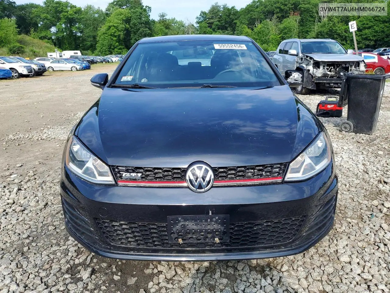 2017 Volkswagen Gti S VIN: 3VW4T7AU6HM066724 Lot: 59552456