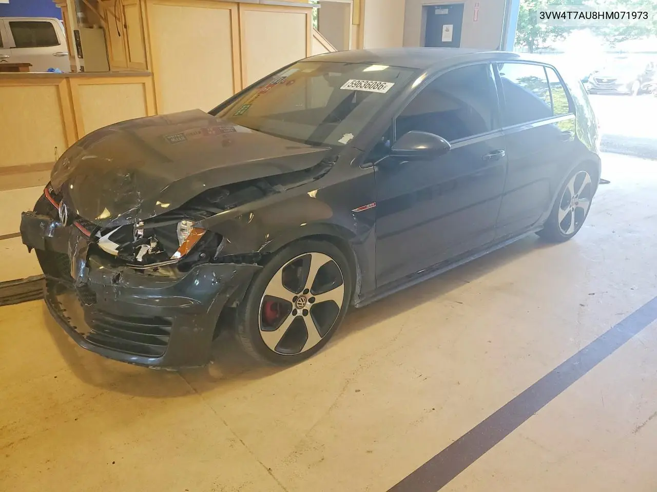 2017 Volkswagen Gti S VIN: 3VW4T7AU8HM071973 Lot: 59636086
