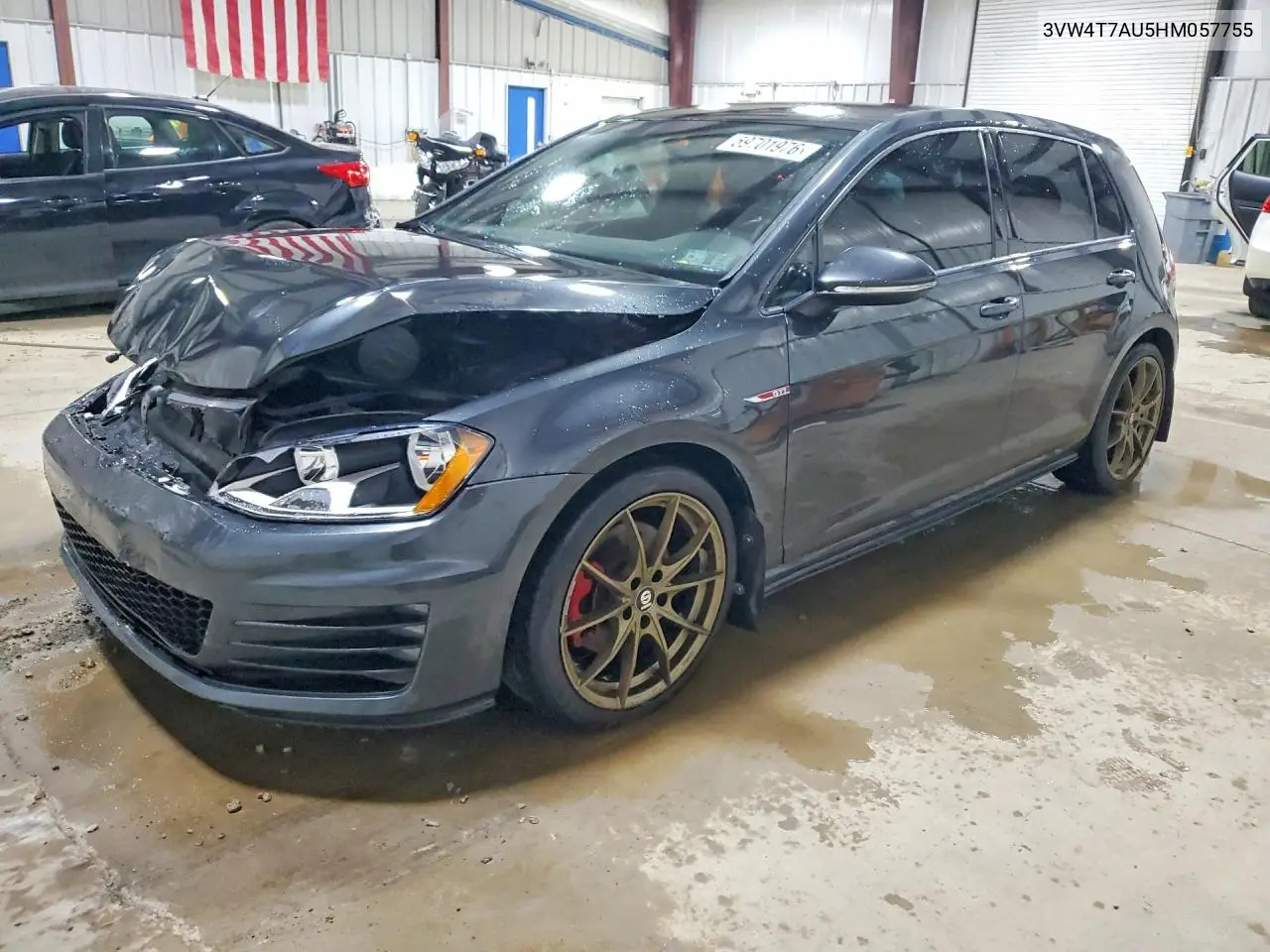 2017 Volkswagen Gti S VIN: 3VW4T7AU5HM057755 Lot: 59701976