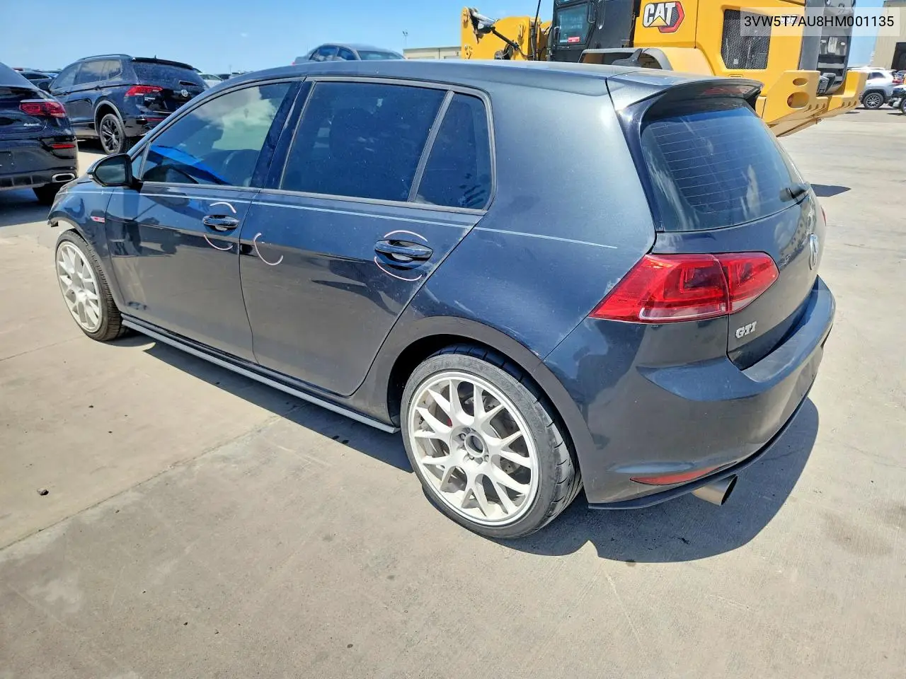 2017 Volkswagen Gti S VIN: 3VW5T7AU8HM001135 Lot: 59727876