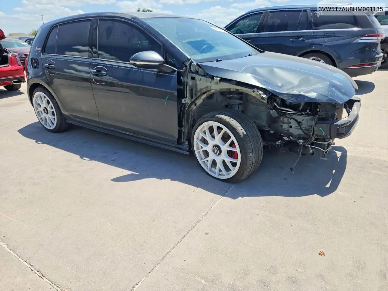 2017 Volkswagen Gti S VIN: 3VW5T7AU8HM001135 Lot: 59727876