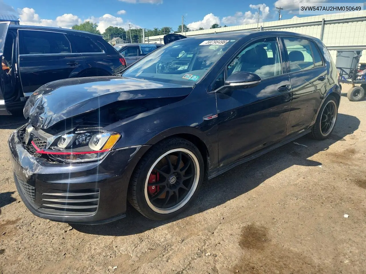 2017 Volkswagen Gti Sport VIN: 3VW547AU2HM050649 Lot: 59798496