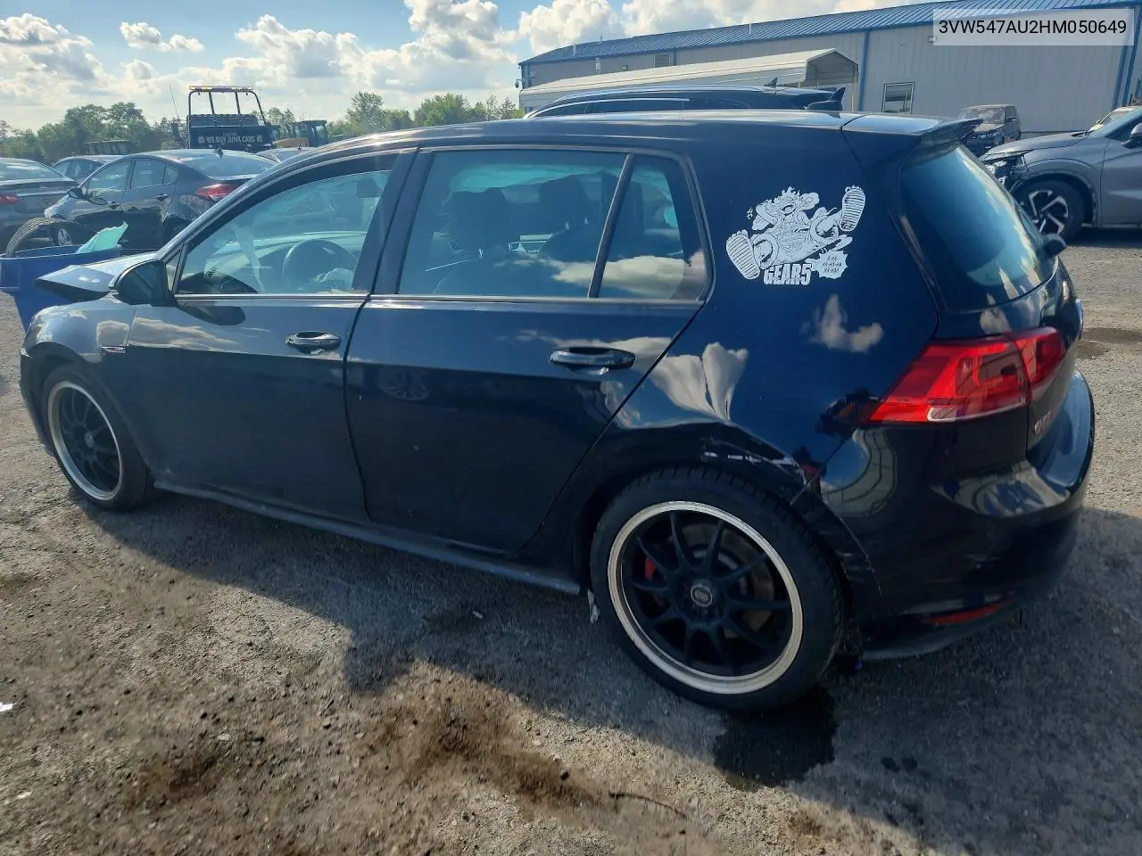 2017 Volkswagen Gti Sport VIN: 3VW547AU2HM050649 Lot: 59798496