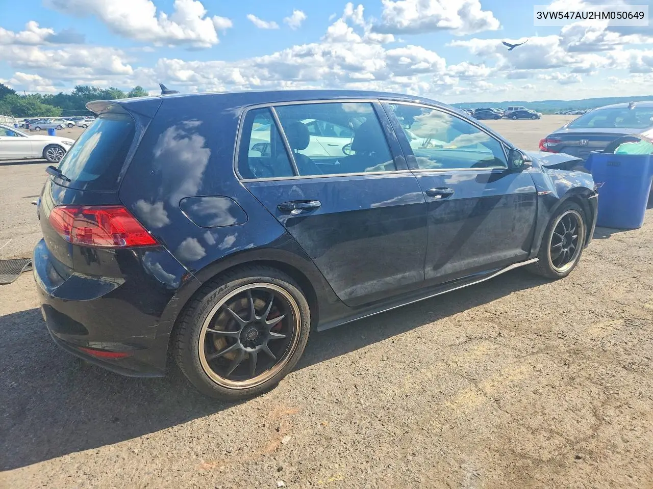 2017 Volkswagen Gti Sport VIN: 3VW547AU2HM050649 Lot: 59798496