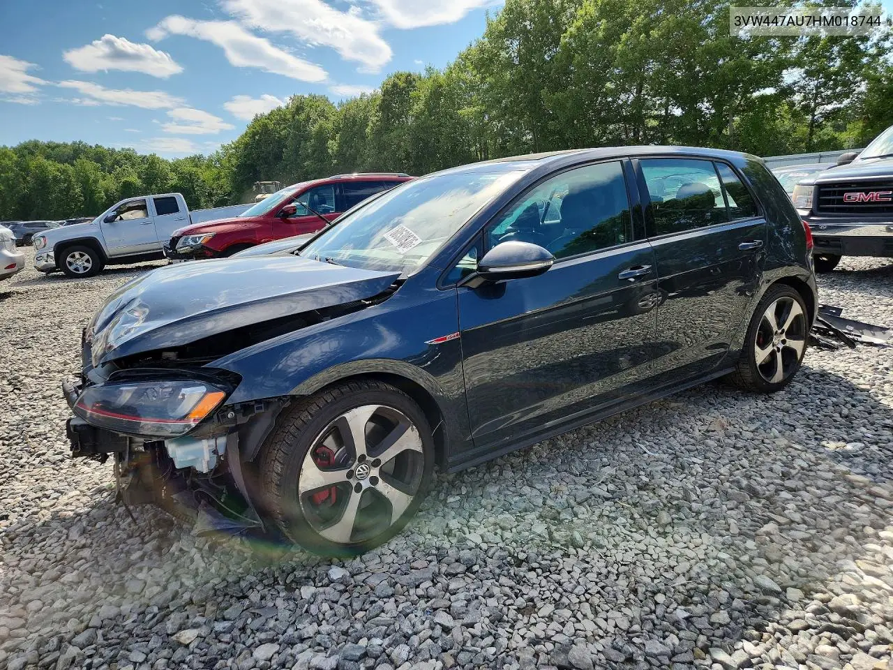 2017 Volkswagen Gti S/Se VIN: 3VW447AU7HM018744 Lot: 60530976