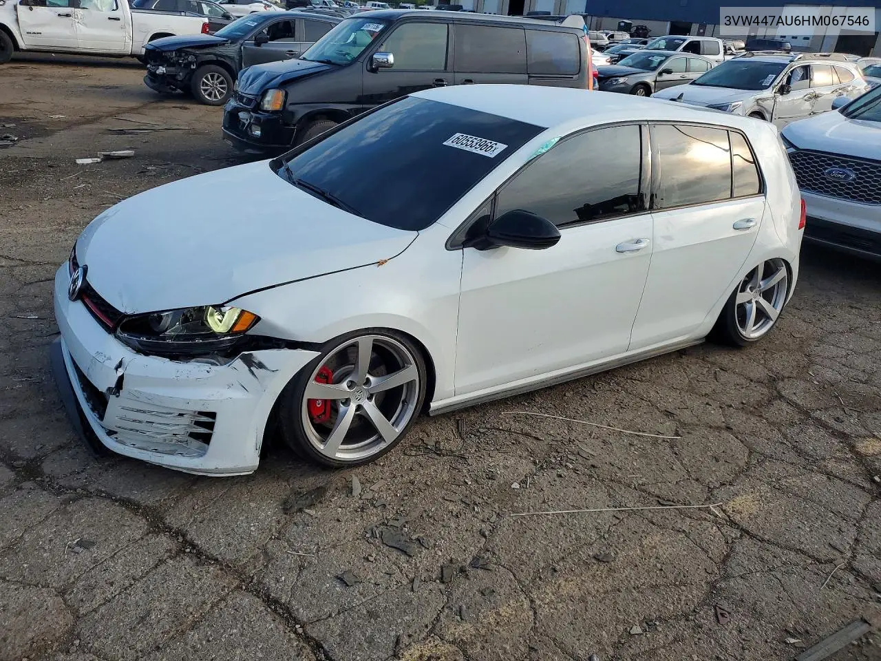2017 Volkswagen Gti S/Se VIN: 3VW447AU6HM067546 Lot: 60553966