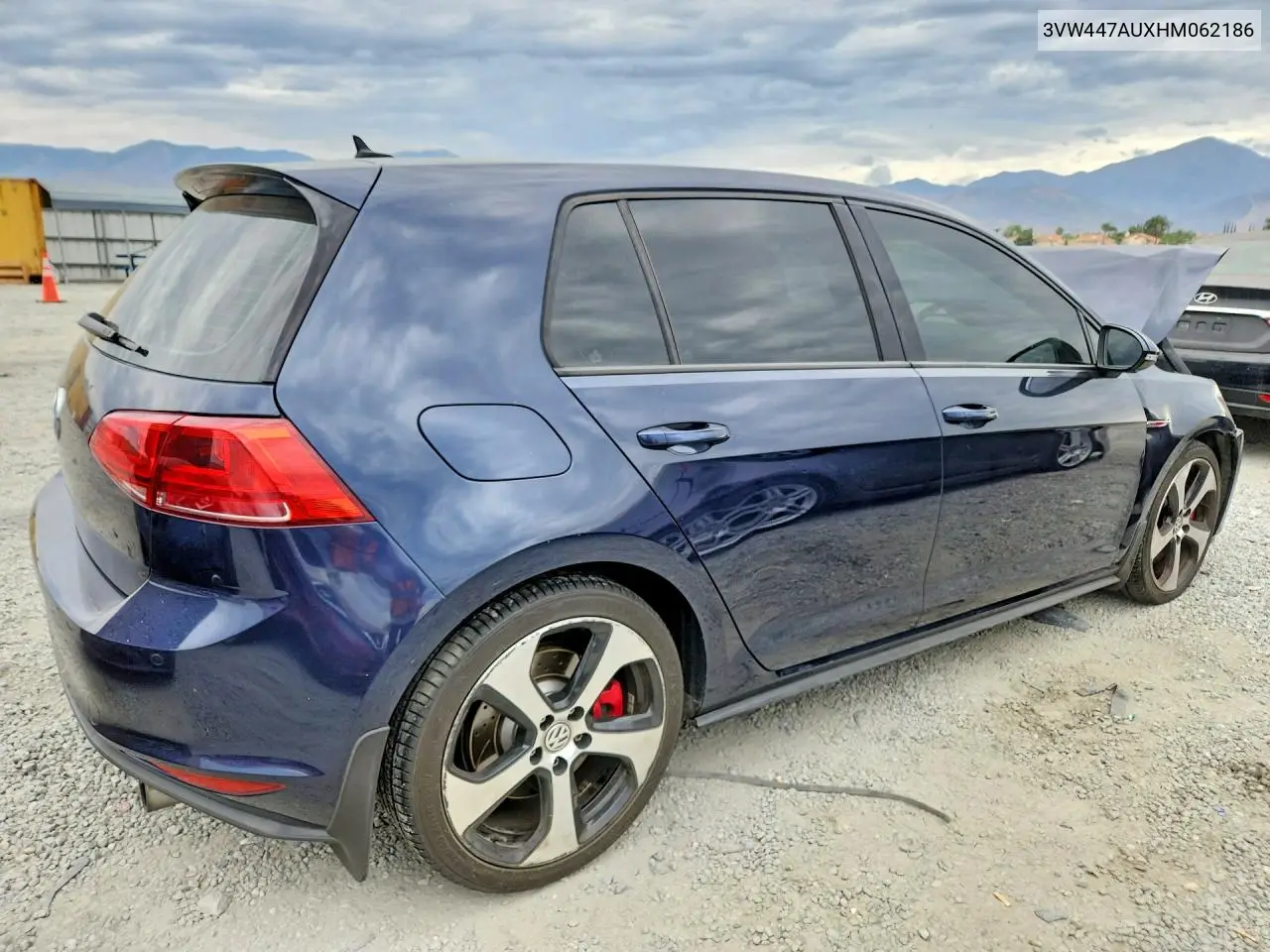 2017 Volkswagen Gti S/Se VIN: 3VW447AUXHM062186 Lot: 60782406