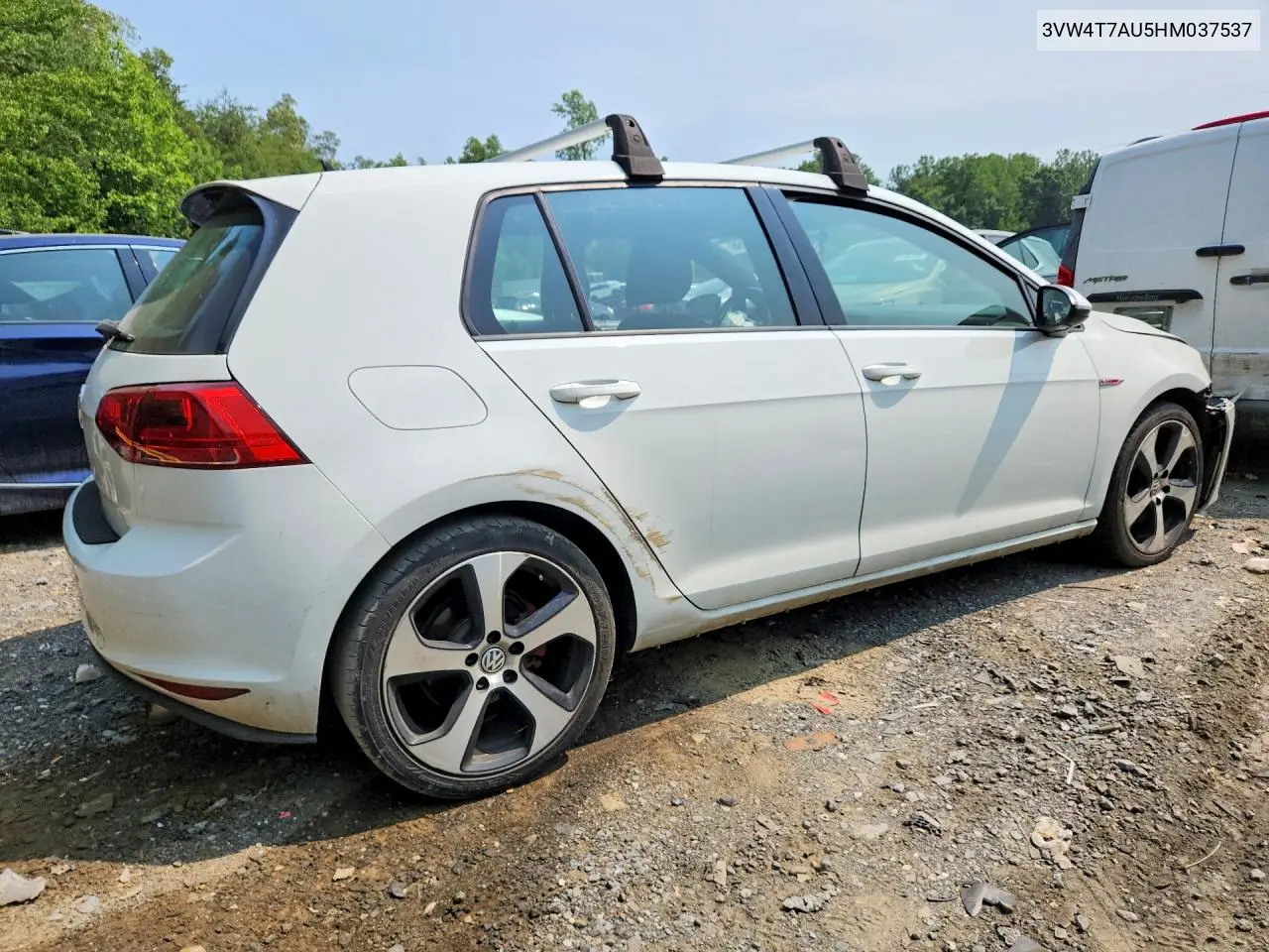 2017 Volkswagen Gti S VIN: 3VW4T7AU5HM037537 Lot: 60821196