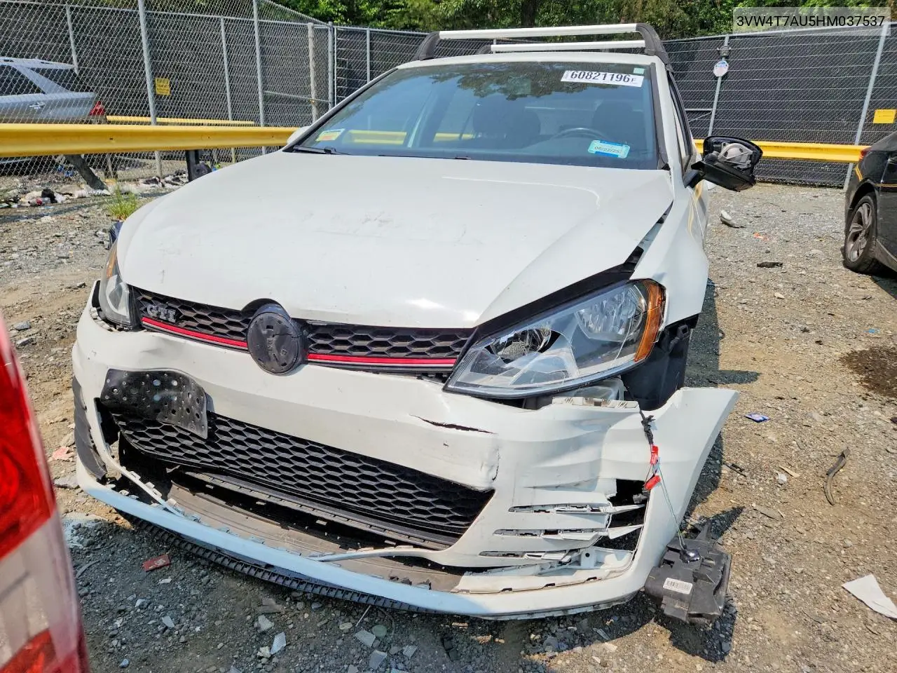 2017 Volkswagen Gti S VIN: 3VW4T7AU5HM037537 Lot: 60821196