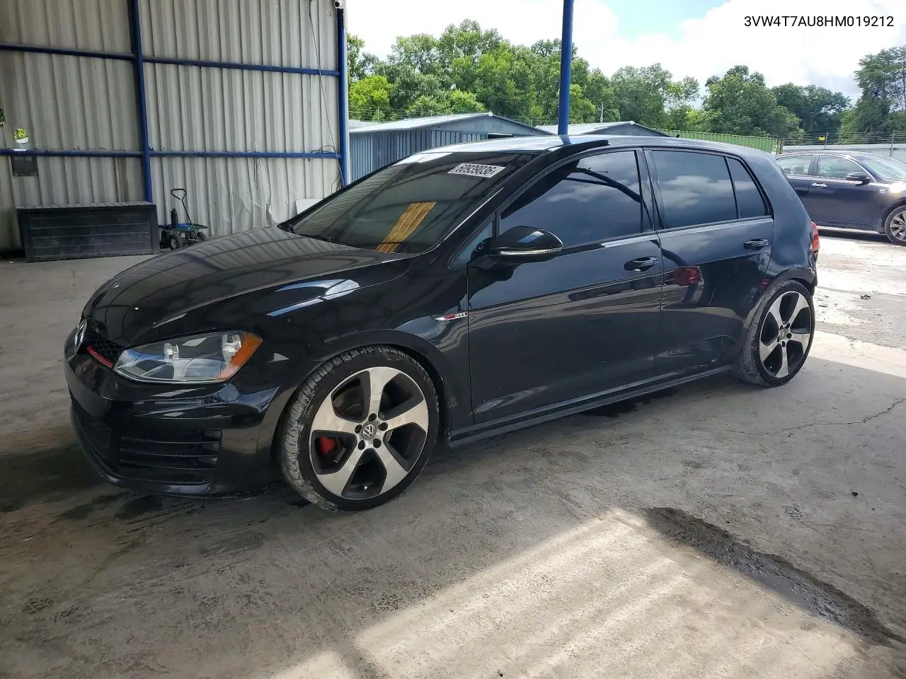 2017 Volkswagen Gti S VIN: 3VW4T7AU8HM019212 Lot: 60939036