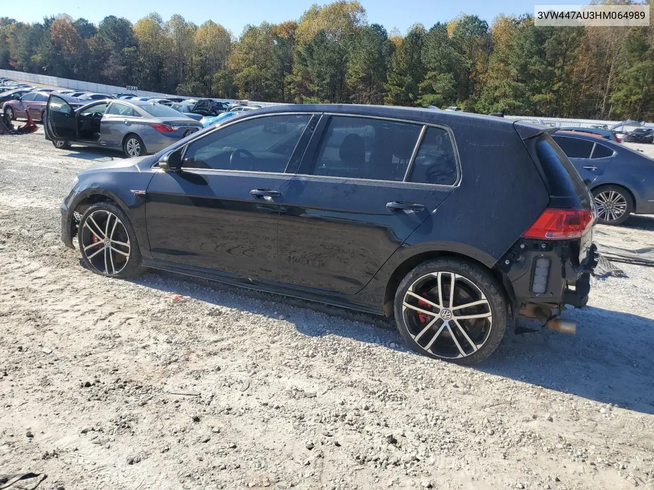 3VW447AU3HM064989 2017 Volkswagen Gti S/Se