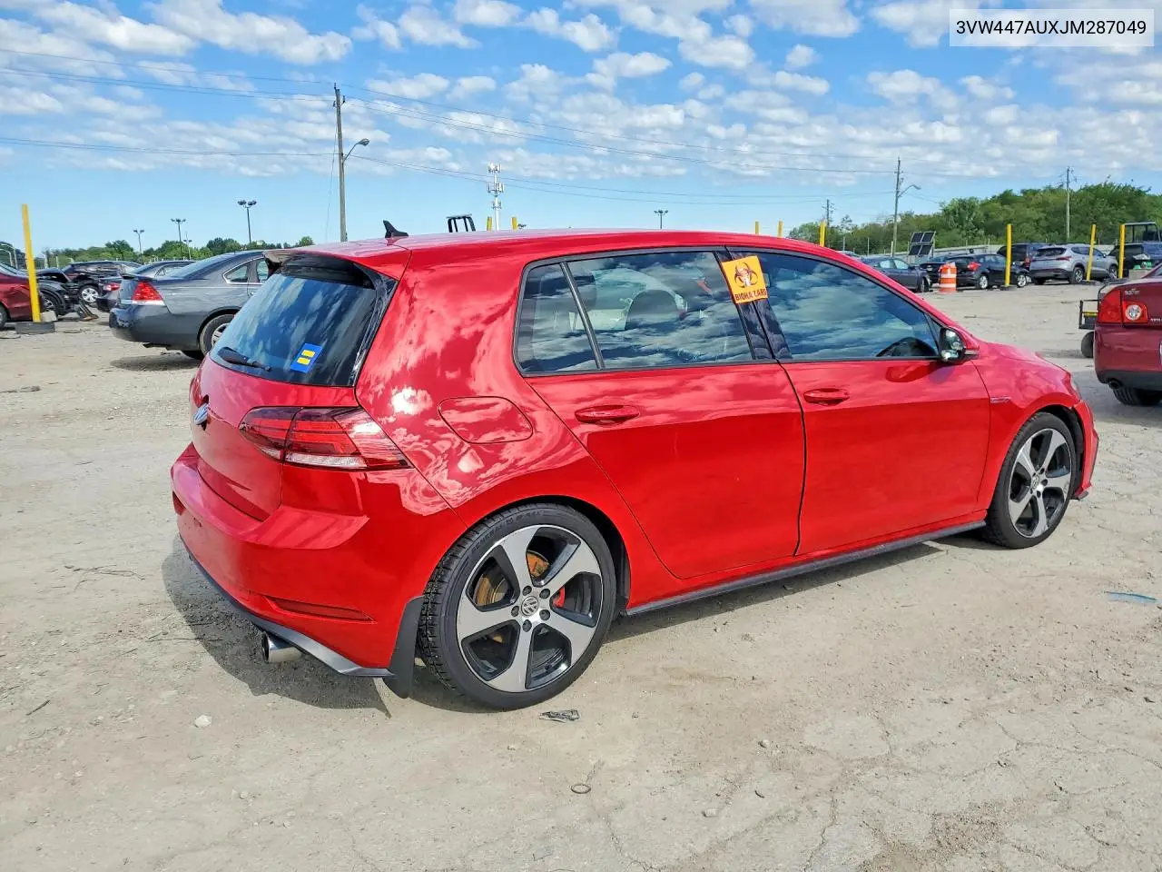 2018 Volkswagen Gti S VIN: 3VW447AUXJM287049 Lot: 56845576