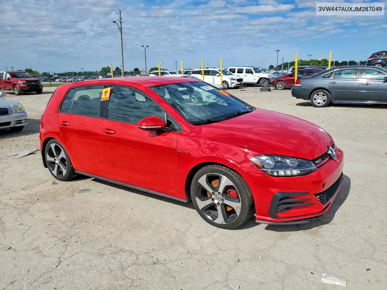 2018 Volkswagen Gti S VIN: 3VW447AUXJM287049 Lot: 56845576