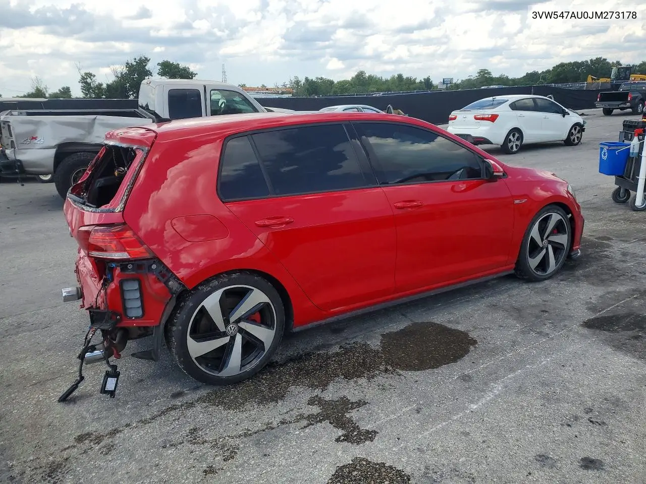 2018 Volkswagen Gti S VIN: 3VW547AU0JM273178 Lot: 58885916