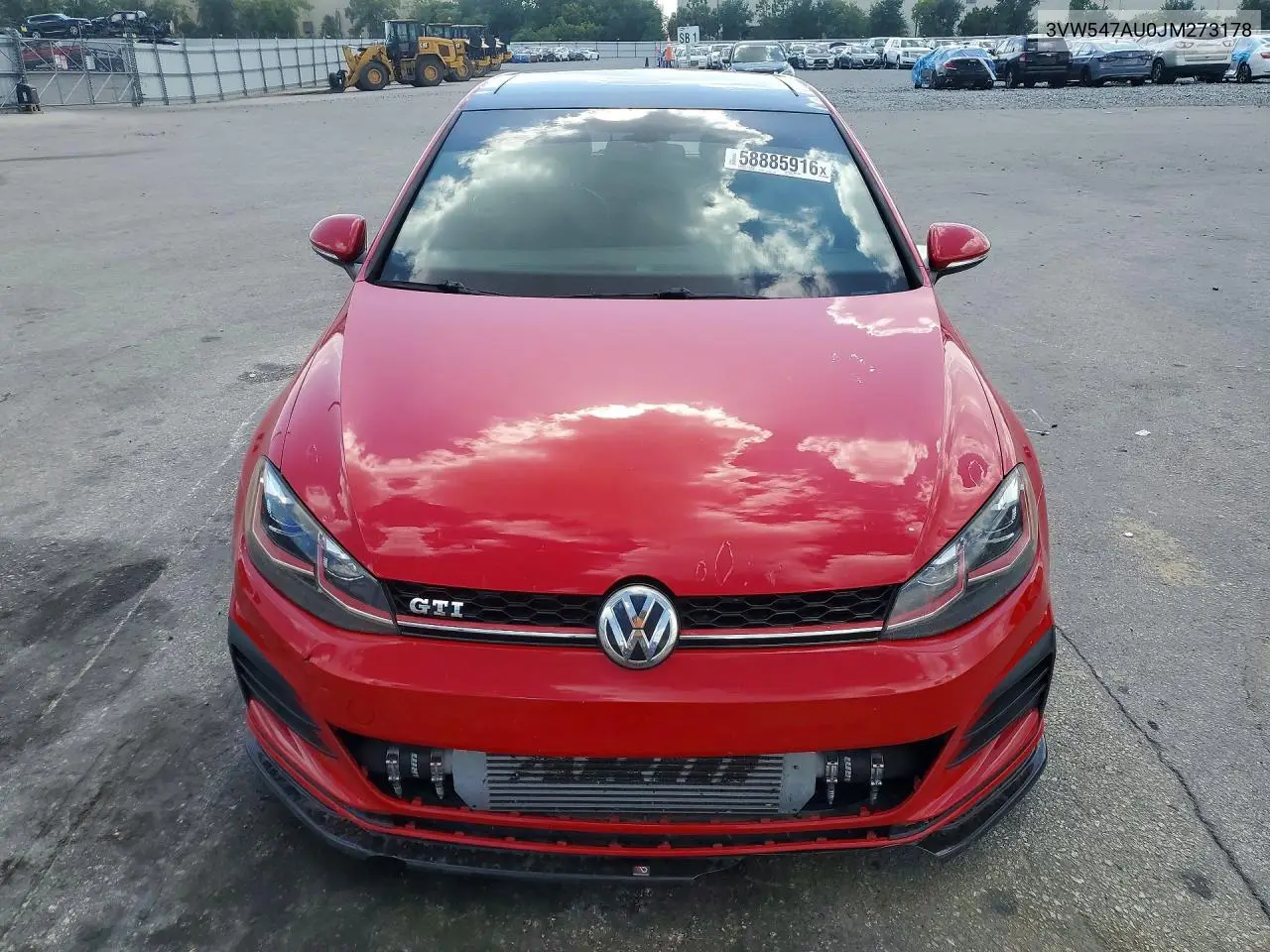 2018 Volkswagen Gti S VIN: 3VW547AU0JM273178 Lot: 58885916