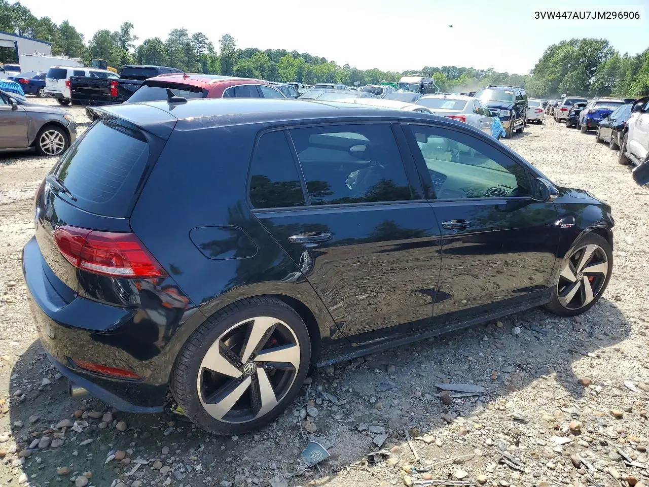 2018 Volkswagen Gti S/Se VIN: 3VW447AU7JM296906 Lot: 58965436