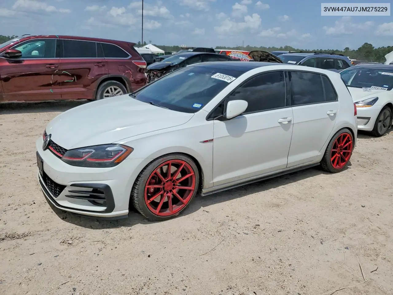 2018 Volkswagen Gti S/Se/Autobahn VIN: 3VW447AU7JM275229 Lot: 61053016