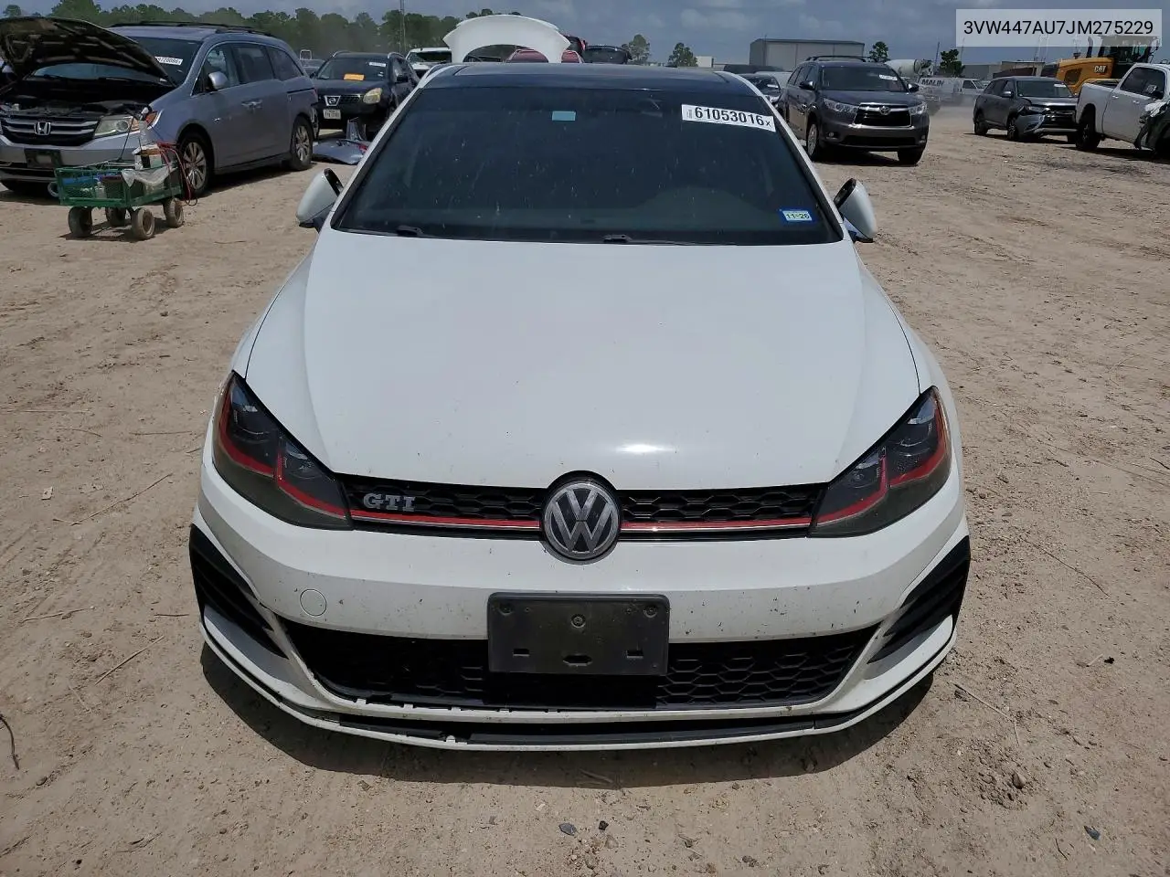 2018 Volkswagen Gti S/Se/Autobahn VIN: 3VW447AU7JM275229 Lot: 61053016