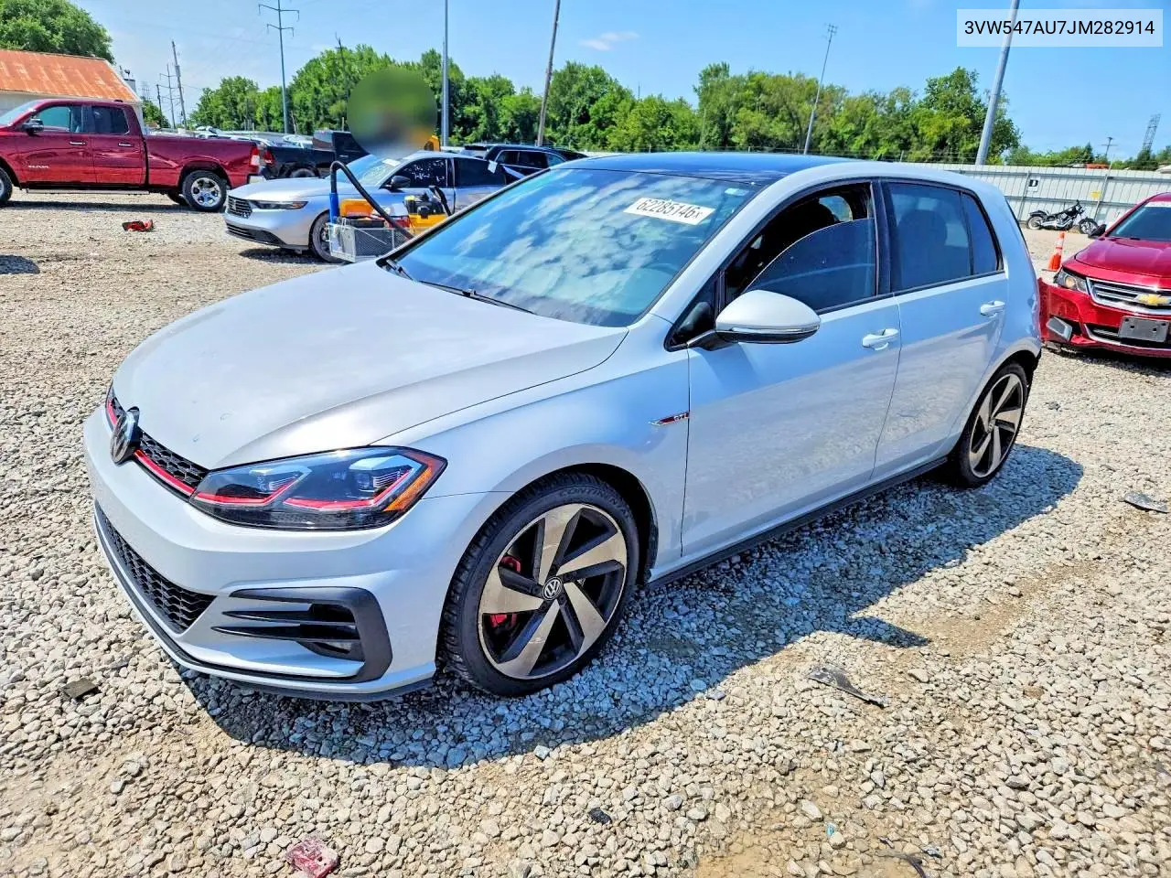 2018 Volkswagen Gti S VIN: 3VW547AU7JM282914 Lot: 62285146