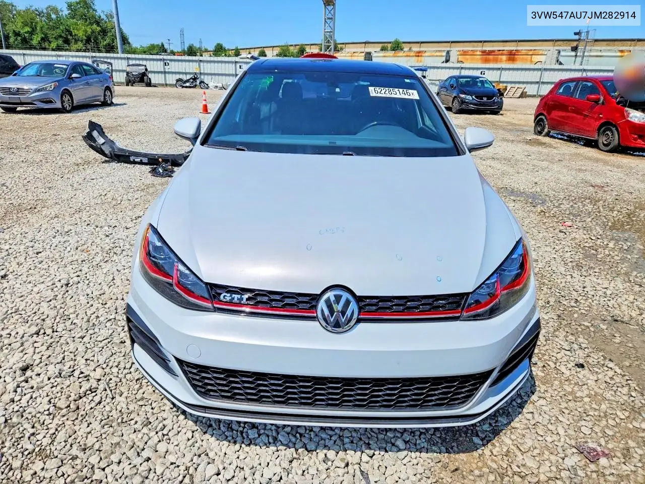 2018 Volkswagen Gti S VIN: 3VW547AU7JM282914 Lot: 62285146