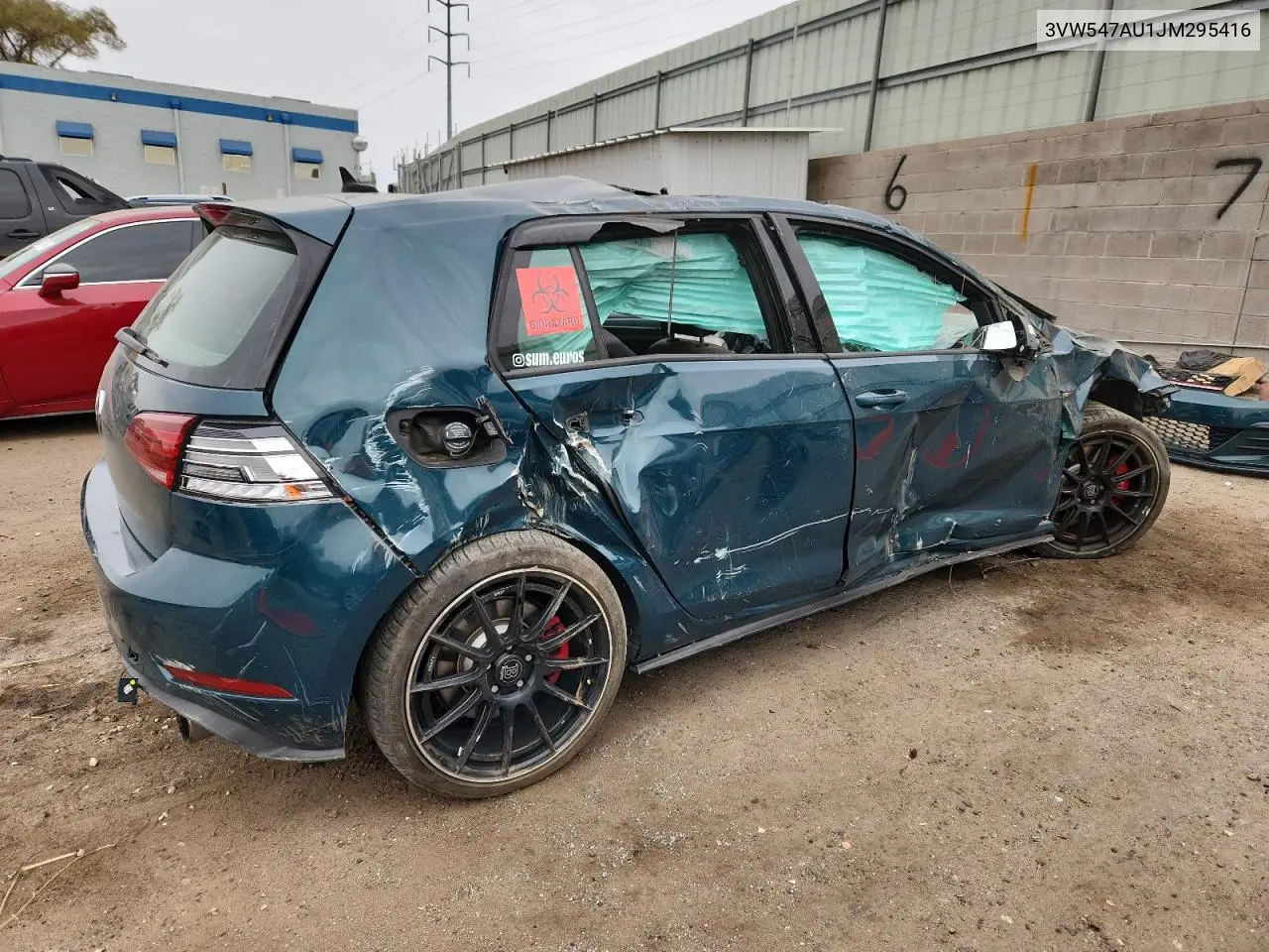 3VW547AU1JM295416 2018 Volkswagen Gti S