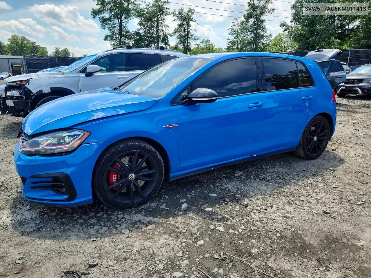 2019 Volkswagen Gti S VIN: 3VW5T7AU6KM011413 Lot: 58830436