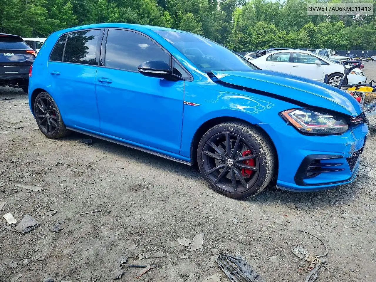 2019 Volkswagen Gti S VIN: 3VW5T7AU6KM011413 Lot: 58830436