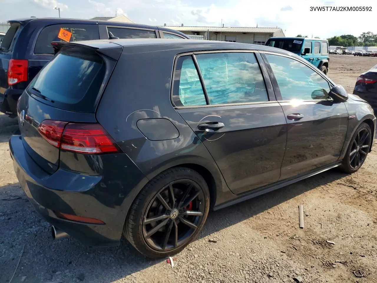 2019 Volkswagen Gti S VIN: 3VW5T7AU2KM005592 Lot: 59602996
