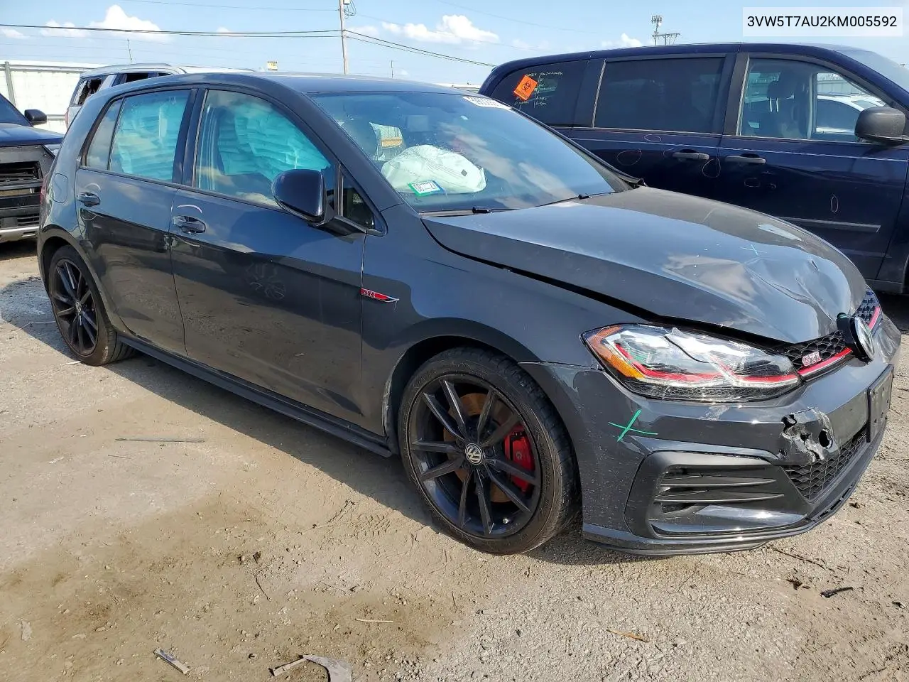 2019 Volkswagen Gti S VIN: 3VW5T7AU2KM005592 Lot: 59602996