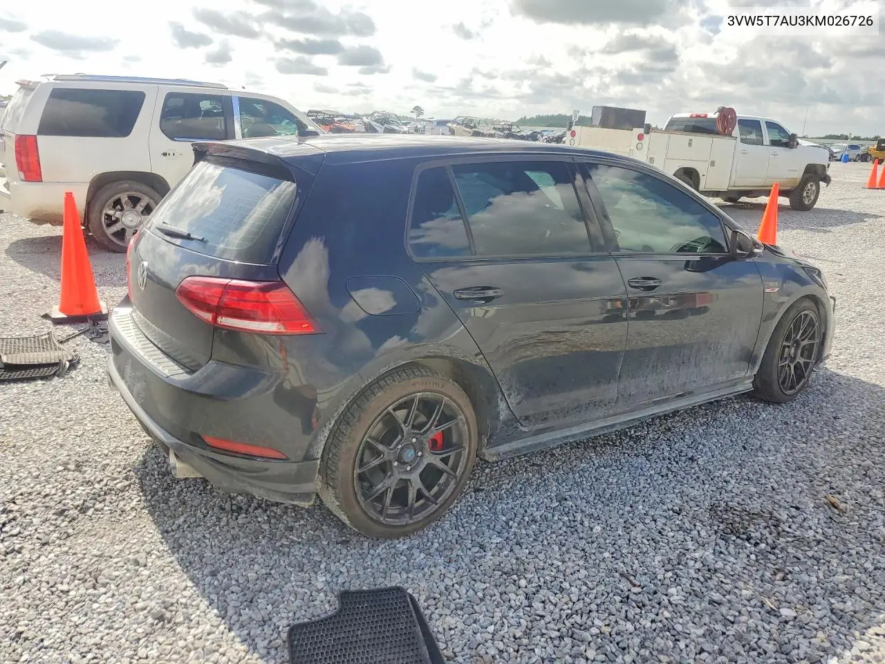 2019 Volkswagen Gti S/Se/Autobahn/Rabbit Edition VIN: 3VW5T7AU3KM026726 Lot: 60293466