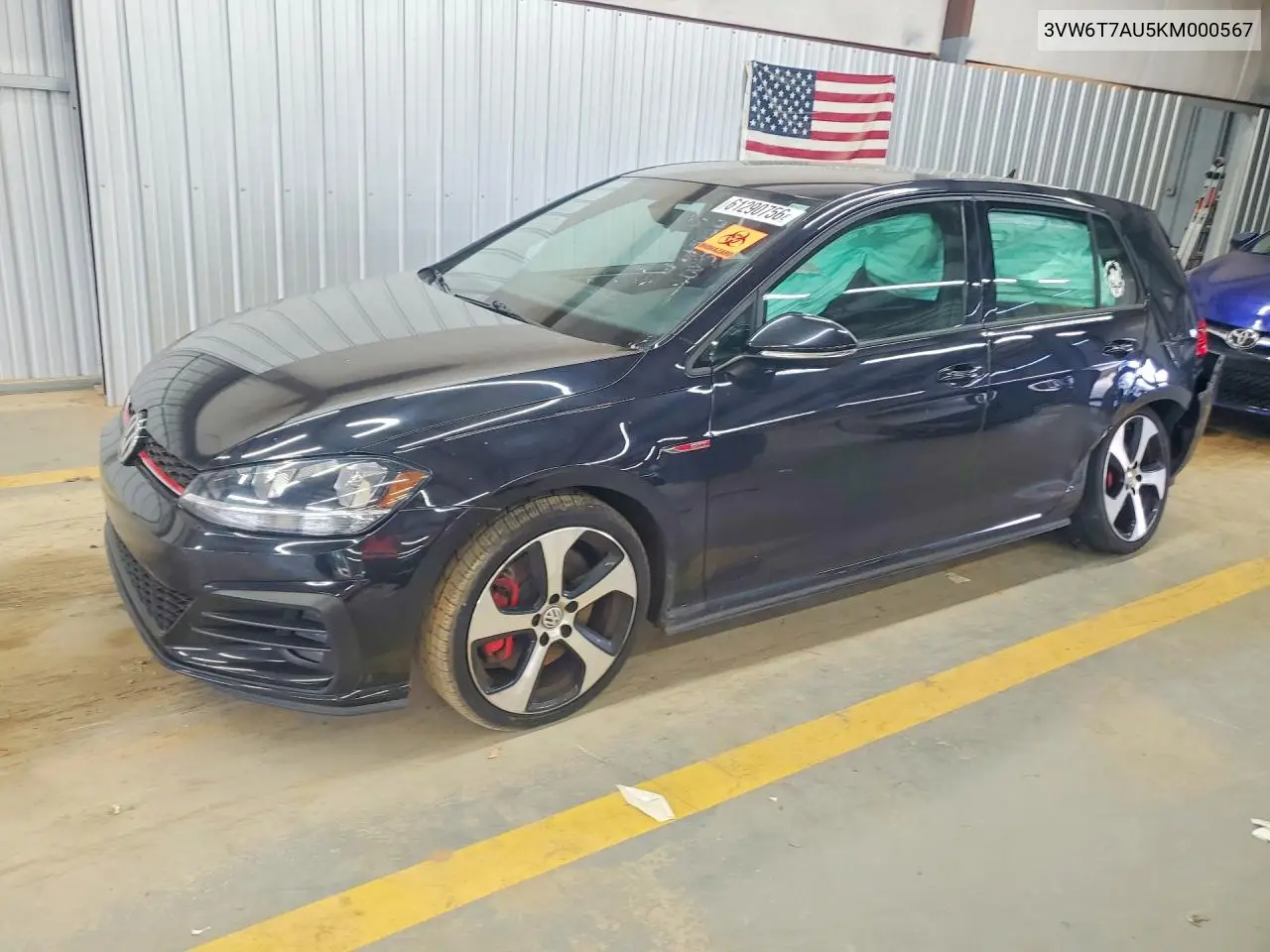 2019 Volkswagen Gti S VIN: 3VW6T7AU5KM000567 Lot: 61290756