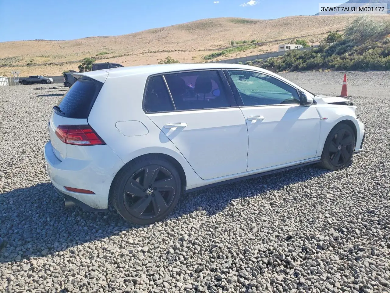 2020 Volkswagen Gti S VIN: 3VW5T7AU3LM001472 Lot: 59615146