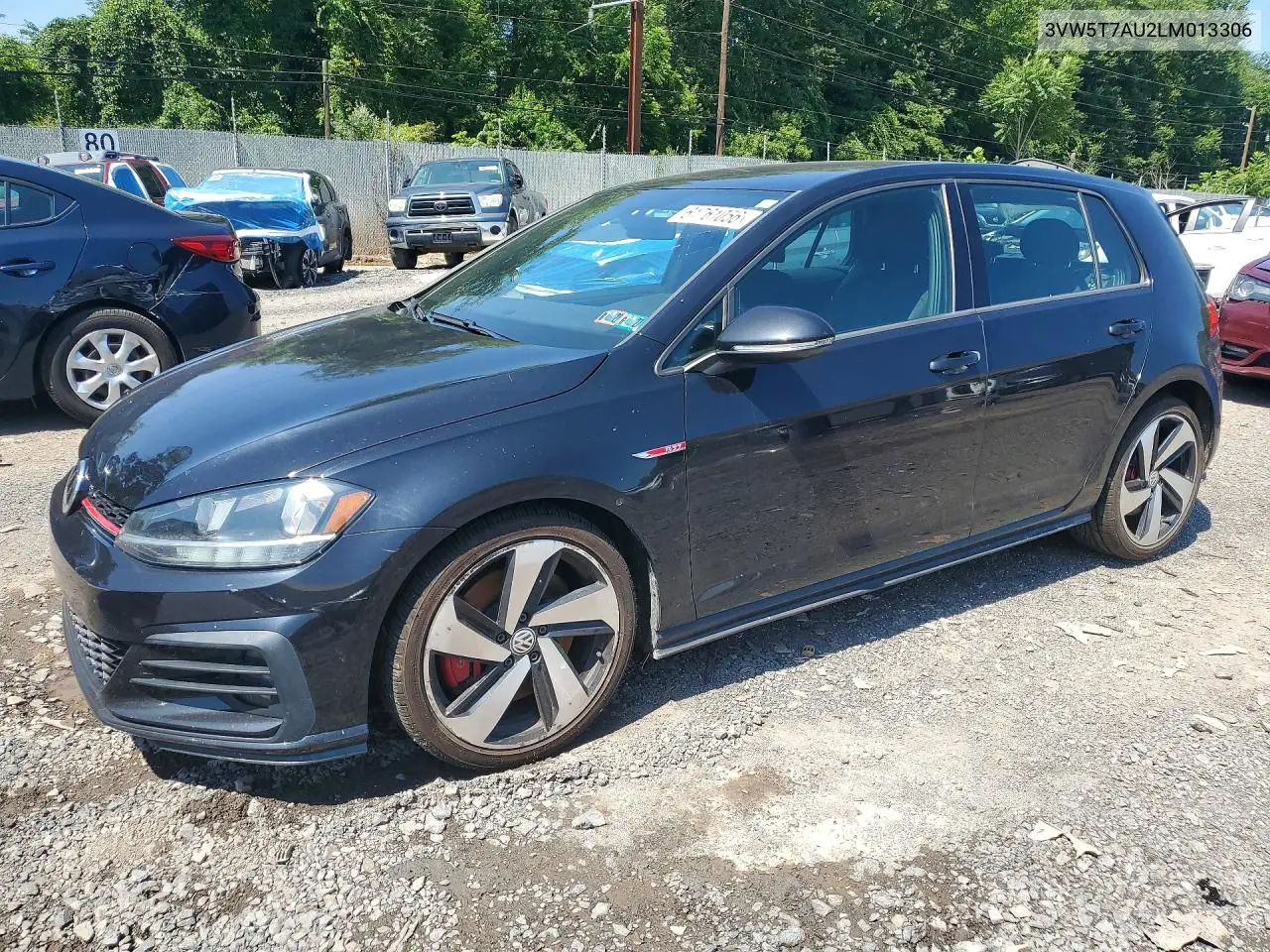 2020 Volkswagen Gti S VIN: 3VW5T7AU2LM013306 Lot: 61761056