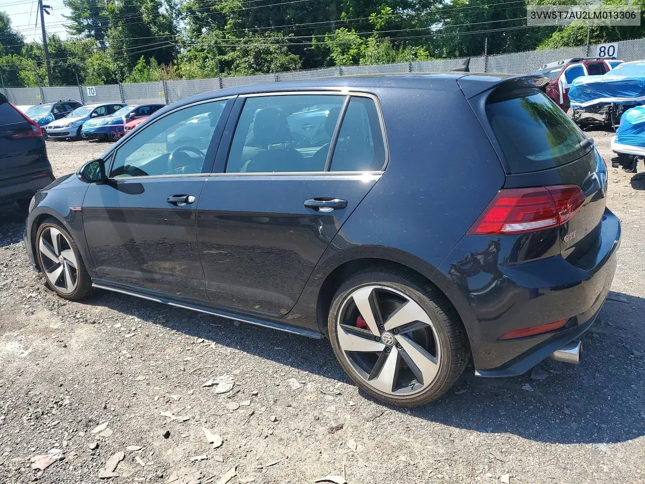 2020 Volkswagen Gti S VIN: 3VW5T7AU2LM013306 Lot: 61761056