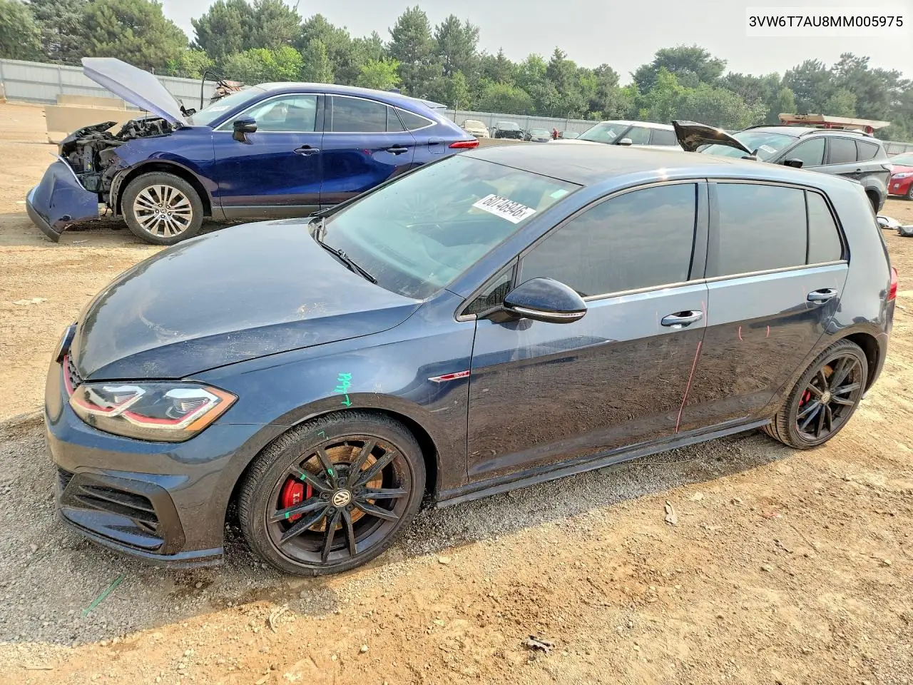 2021 Volkswagen Gti S VIN: 3VW6T7AU8MM005975 Lot: 60746946