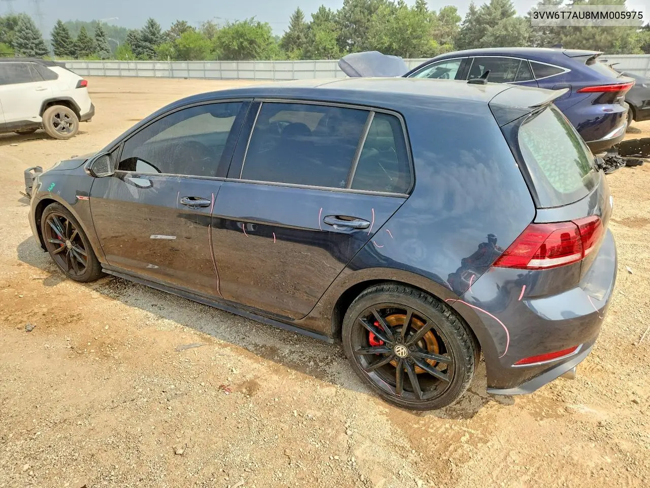 2021 Volkswagen Gti S VIN: 3VW6T7AU8MM005975 Lot: 60746946