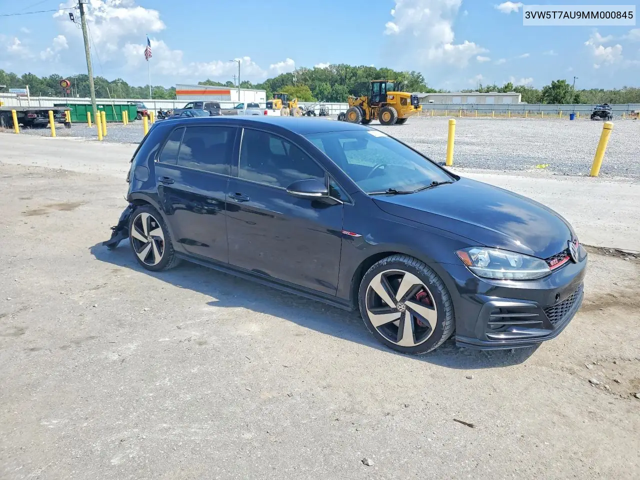 2021 Volkswagen Gti S VIN: 3VW5T7AU9MM000845 Lot: 61866646