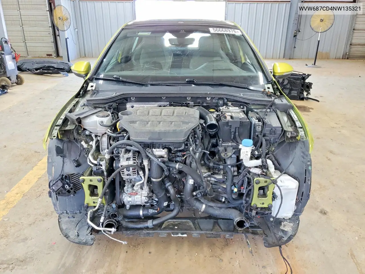 2022 Volkswagen Gti Autobahn VIN: WVW687CD4NW135321 Lot: 56668976
