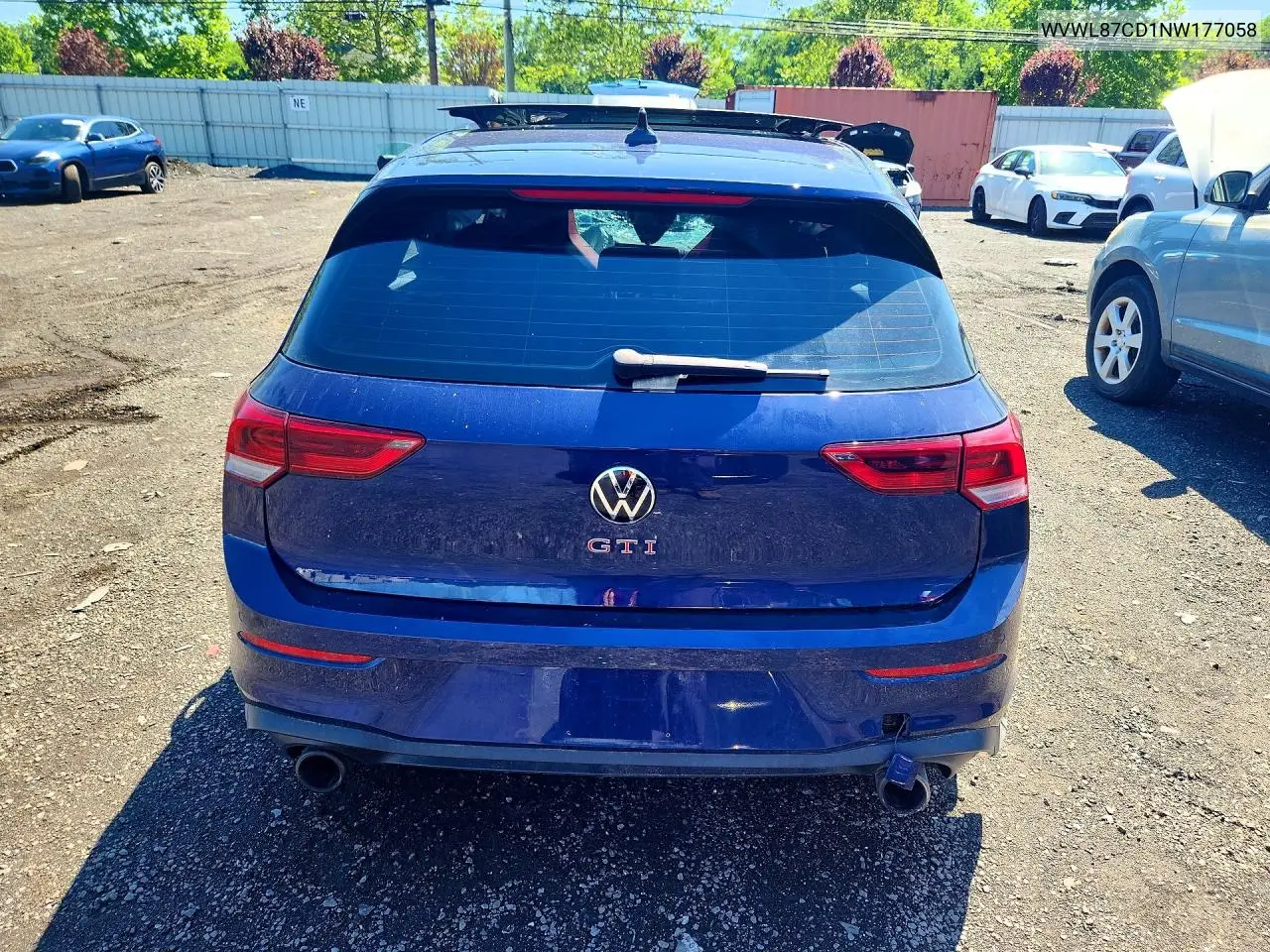 2022 Volkswagen Gti Se VIN: WVWL87CD1NW177058 Lot: 58223036