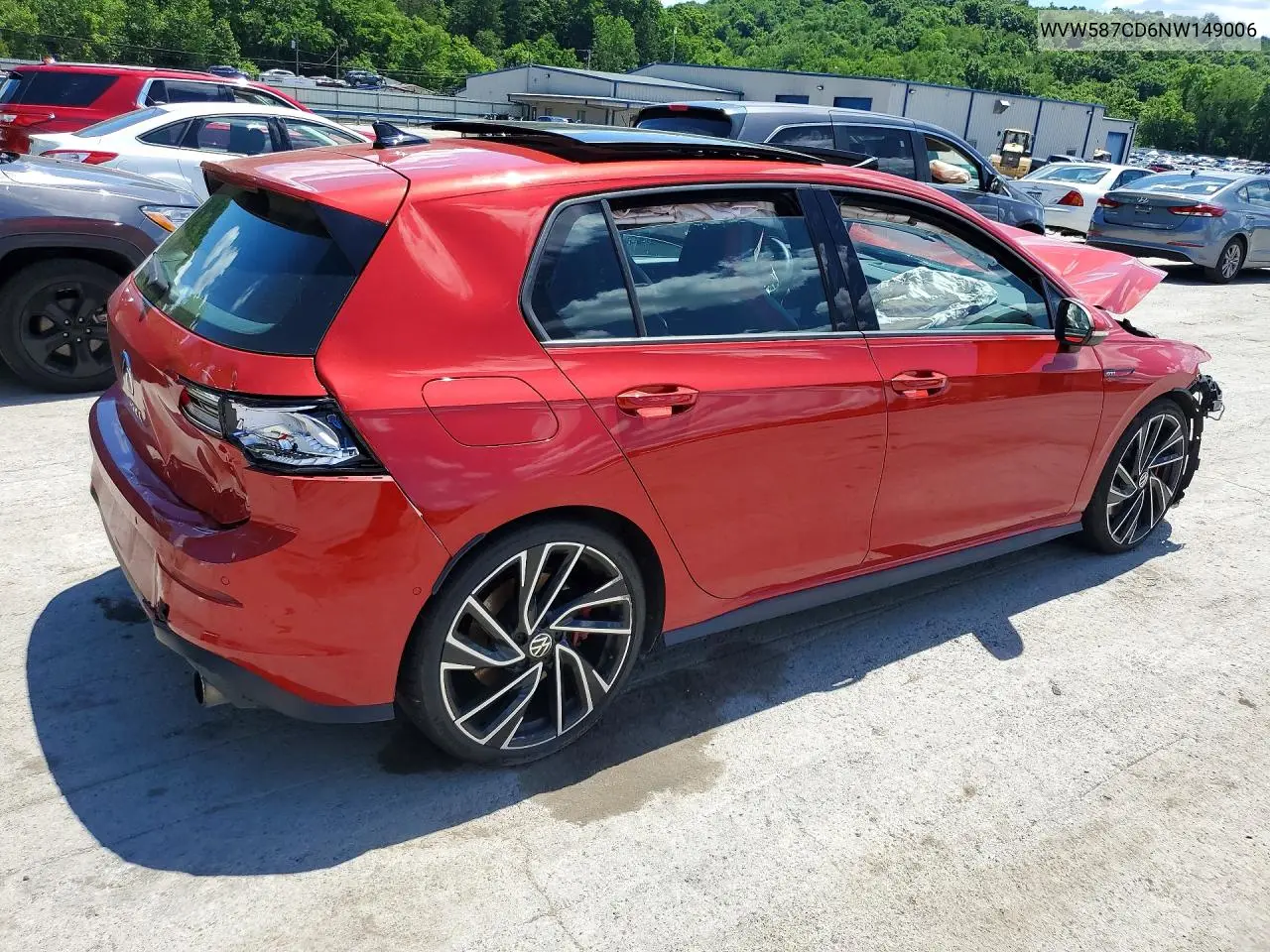 2022 Volkswagen Gti Autobahn VIN: WVW587CD6NW149006 Lot: 58539276