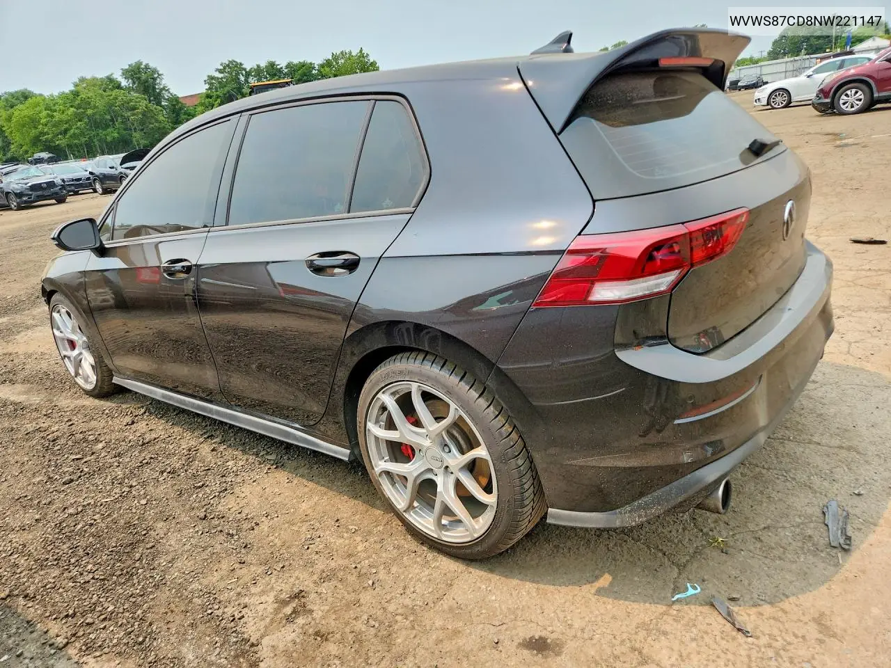 2022 Volkswagen Gti Se VIN: WVWS87CD8NW221147 Lot: 60037986
