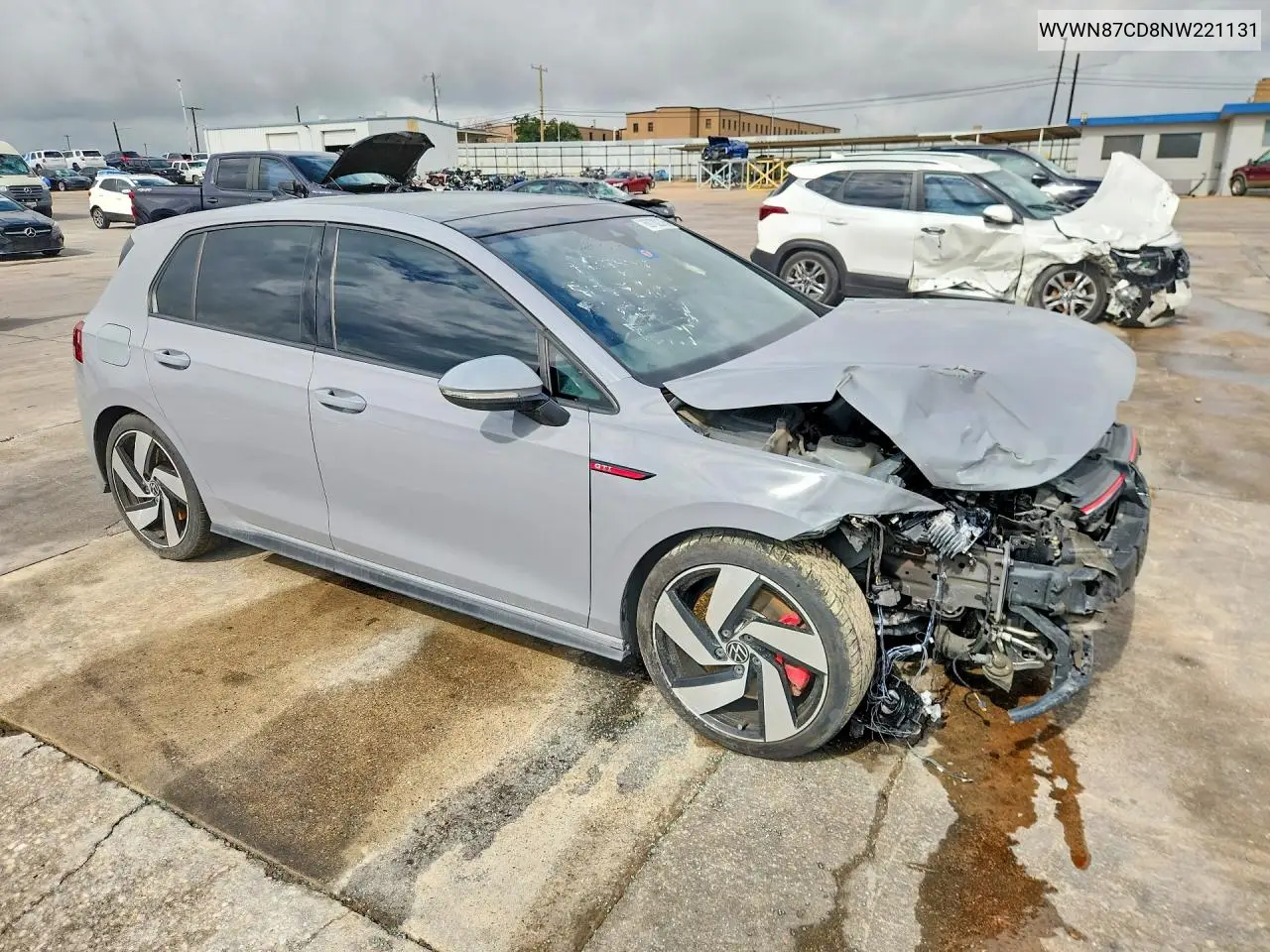 2022 Volkswagen Gti Se VIN: WVWN87CD8NW221131 Lot: 60782376