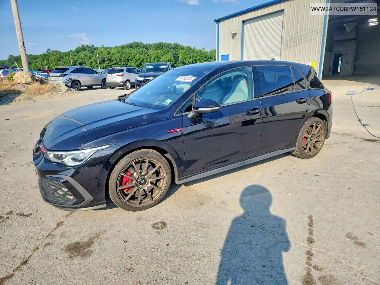 2023 Volkswagen Gti Se VIN: WVW2A7CD8PW151124 Lot: 59182026