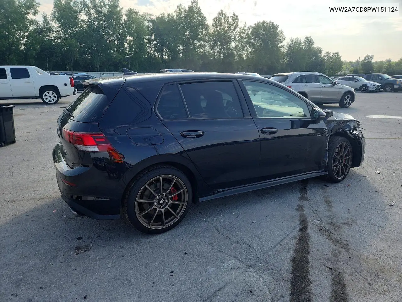 2023 Volkswagen Gti Se VIN: WVW2A7CD8PW151124 Lot: 59182026